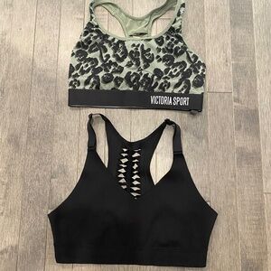 Set of 2 Victoria's Secret Strappy Back Sport Bras